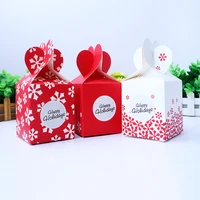 custom printed coloured cake boxes/ apple shape paper gift mini