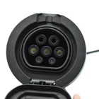 IEC 62196 Type 2 fast charging port EV electric car charging socket with electronic lock