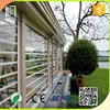 cheap commercial automatic/manual aluminum frame glass/crystal roller shutter /grill/folding/window