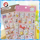 chinese cheap label kids cartoon puffy sticker for Children