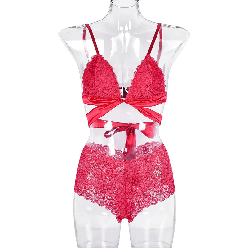 Lace Sling Simulation Silk Strap Sexy Lingerie Set Buy Lace Straps