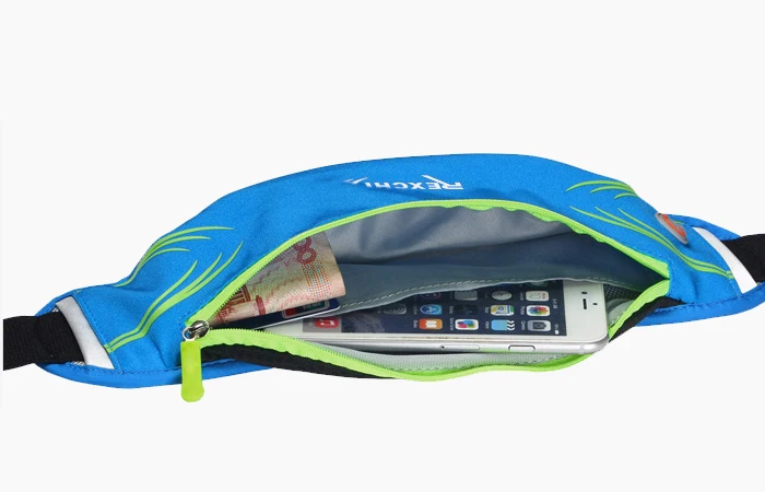 Hot selling custom adjustable elastic running fanny pack waterproof waist bag sport