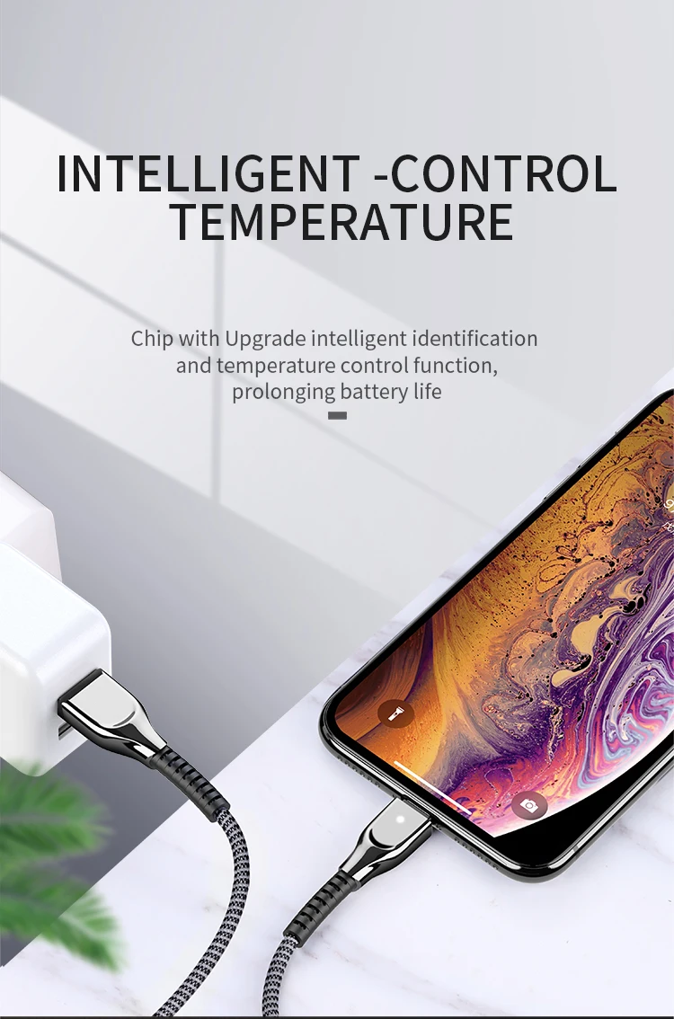 Xiaohe factory best selling braided cable led usb cable nylon - ANKUX.COM
