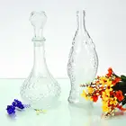 High quality wisky glass bottle/vodka wine bottle