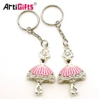 Cheap Wholesales One Piece Alloy Cute Custom Charm Dance Girls Angel Keychain