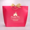 LOW MOQ GIFT PAPER BAGS HOT PINK