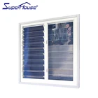 High performance AS2047 standard glass louvers window aluminium glass shutters for house