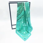 Raw Silk Scarf Custom Printed Hijab Shawl Twill Silk Scarf 90x90