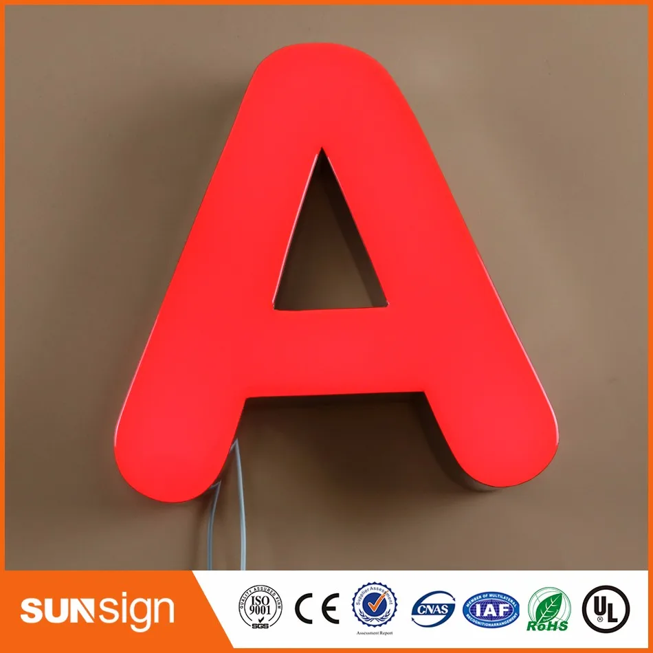 Waterproof Frontlit Epoxy Resin Led Letters Sign Buy Epoxy Resin