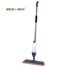 Multi-function home cleaning tools microfiber water spray mop with water bottle PP cleaning floor mop