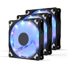 3-Pack RGB LED 120mm Quiet Fan CPU Coolers & Radiators for Computer Case
