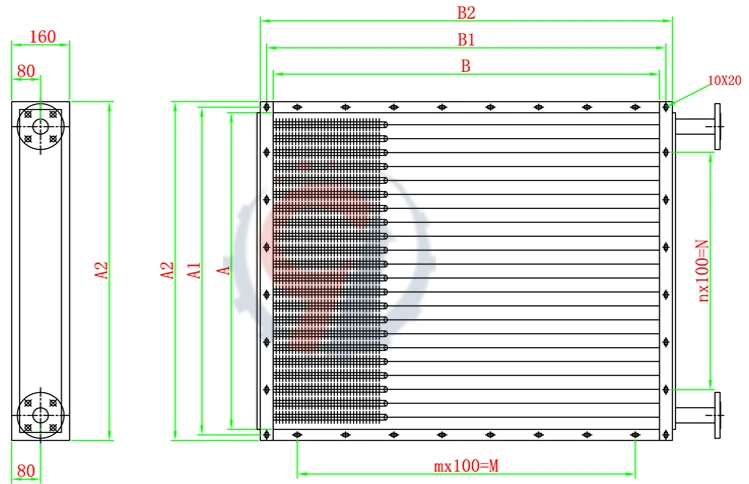 water to air heat exchanger