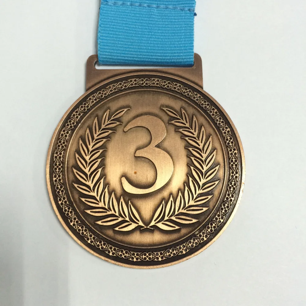 Custom Medal Zinc Alloy Casting Antique Copper Plating Running Medal