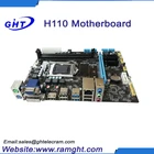 Dual core ddr4 motherboard for mining H110 lga1151 Supports DDR4 2133 DDR3 1600/1333/1066 memory