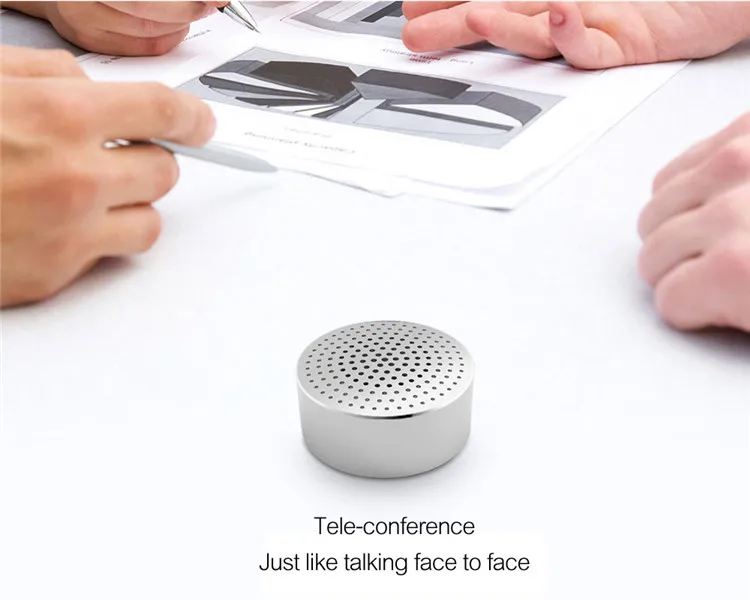 Xiaomi Mi Portable Speaker Built-in Mic 480mAh Battery Aluminium Alloy Body Wireless Mini Mp3 Player - ANKUX.COM