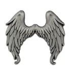 Fashion gold silver wing collar brooch lapel pin