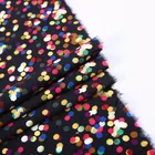 Garment dot printing super spandex african hawaiian print fabric