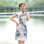 Oemtailor Sexy Girls Short Chinese Cheongsam Chinese Qipao Cheongsam