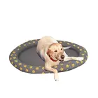 Dog Pool Float Inflatable Ride On Paw Raft for Pets Swimming