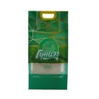 OEM Plastic Vacuum Packing For 1kg 2kg 5kg 10kg With Handle Rice Package Bag