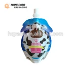 6 months reusable baby food spout pouch and clear drink stand up spout pouch