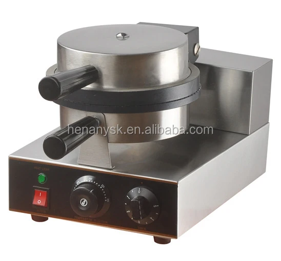 IS-FY-190 Stainless Steel Electric Pizza Bowl Waffle Machine With Timer Non-Stick Coating Waffle Baker