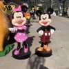 Outdoor Amusement Park Garden Decor Fiberglass Craft New Product Life Size Cartoon Mickey Mouse Statue