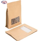 Snack Cashew Nut Packaging Coffee Pouch Flat Bottom Pouch For Chips Packing