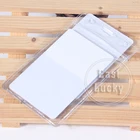 fashion good vinyl waterproof business credit card holder with vertical shape