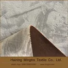 Avatar printed design polyester bronzed suede fabric stamping fabric for garment/sofa/bags