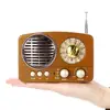 Free Ship M-161BT MIni Portable Retro Radio Handheld Receiver AM FM SW+bluetooth Speaker AUX USB TF MP3Music Player Rechargeable