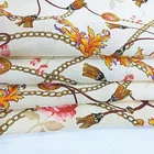 Custom design digital printed 12MM mulberry silk fabric for CDC
