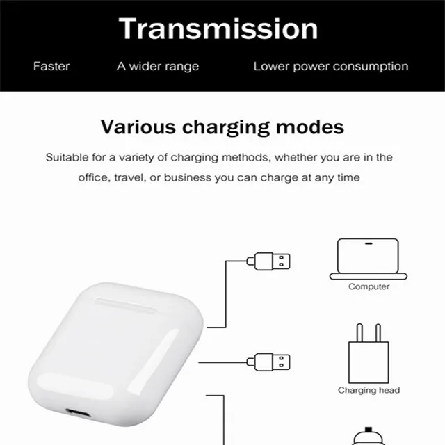 I11blue boxes Tws Bluetooth Earphone Wireless Earphone with new Bluetooth 5.0 Earbuds Touch Control Headset and best quality - ANKUX.COM