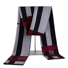 Low price multifunctional fashion mens plain cotton long scarf shawls
