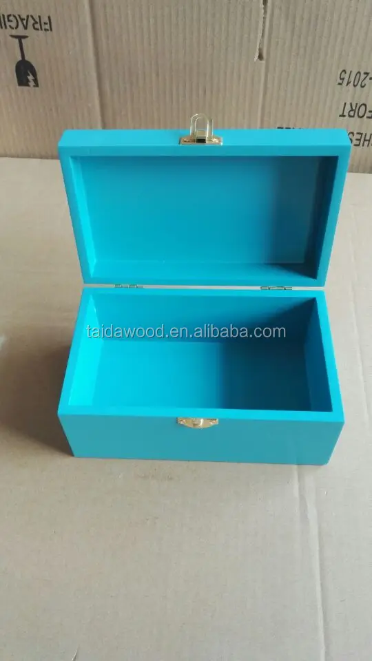 wooden painting gift boxes/wooden box with painting color /stain