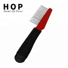 Stainless steel metal animal pet dog cat hair grooming comb