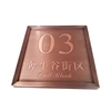 Customized bronze stainless steel door sign plate