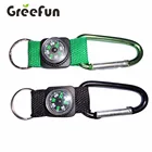 Promotional SOS Tracking Device High Accuracy Digital Compass With Carabiner Hook Compass Keychain
