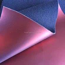 High quality wrinkle free PU coated TPU leather for shoes