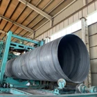 China Manufactory oil pipe big large diameter ssaw steel api x52 casing pipe