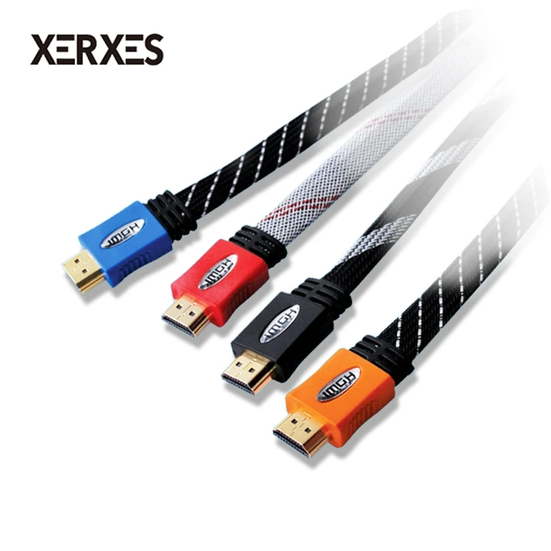hdmi cable 6ft flat with 24 gold plated - ANKUX.COM