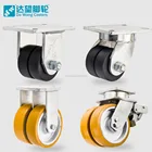 High load ball bearings hardware dual trolley industrial caster wheel
