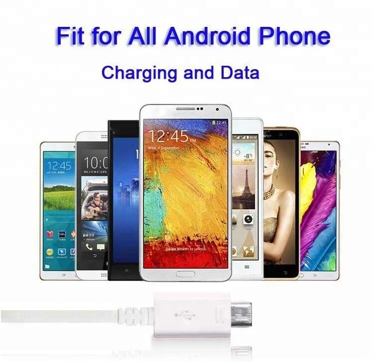 Cheapest Micro USB Data charging Cable Android cell phone V8 Charger Cable For Samsung - ANKUX.COM