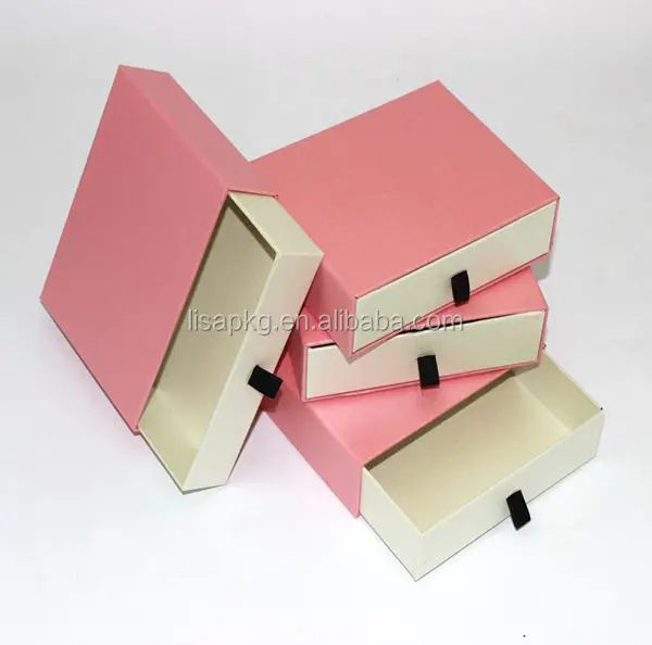 necklace gift box/pearl pendant necklace paper box/alloy leather