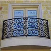 Hot Dip Galvanized Wrought Iron Juliet Balconies Railing For House Decoration