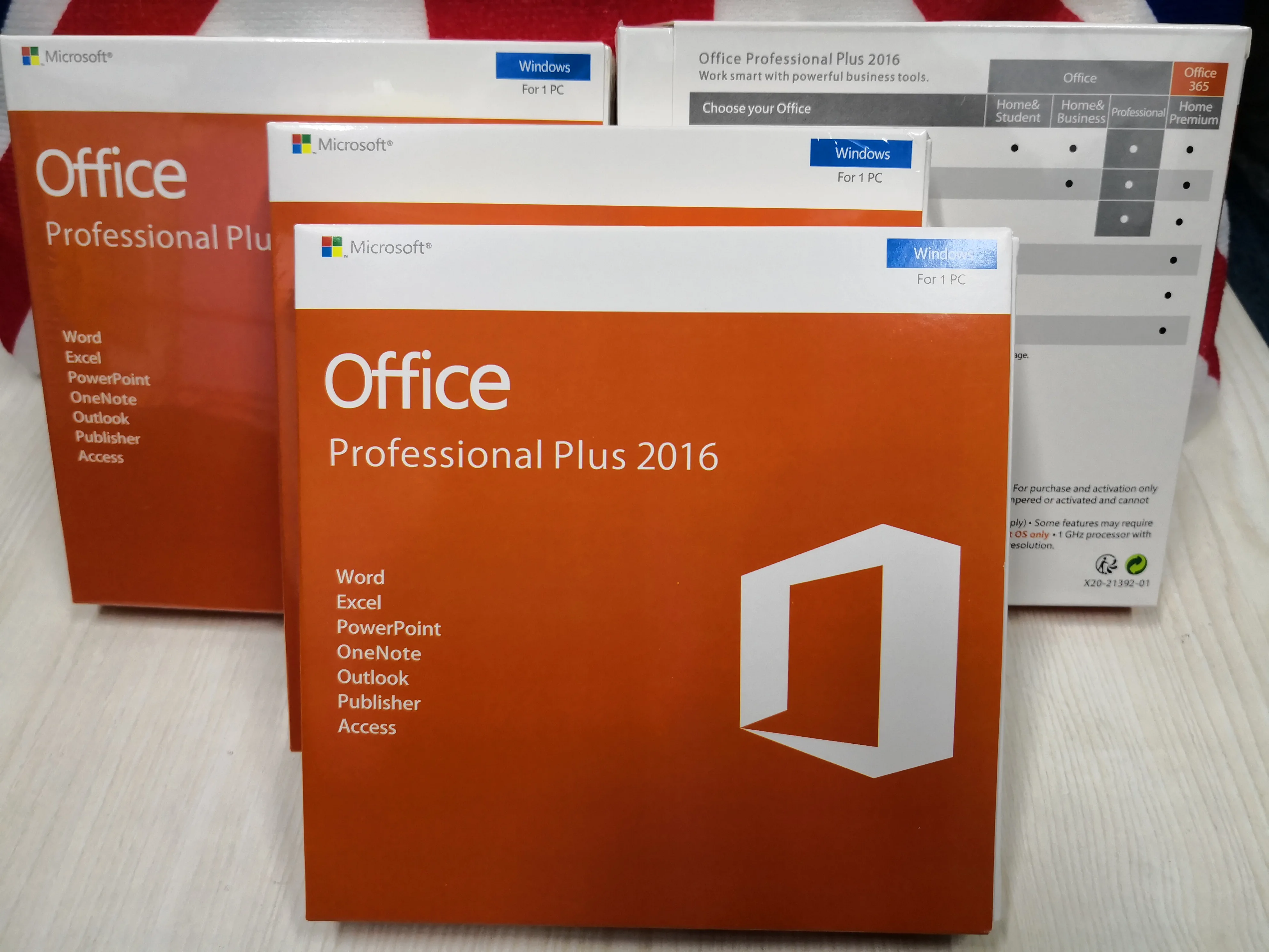 office 2016 pro plus key code card 32bit 64bit dvd microsoft