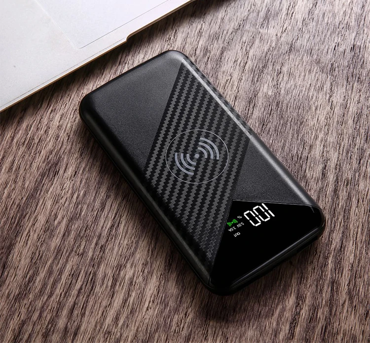 Wireless Charger Sticker Battery Recondition Equipment Black Thin Power Bank - ANKUX.COM