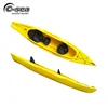 2+1 sit in ocean canoe kayak with folding plastic seat