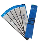 Zipper Top Sealing Recyclable Feature hair packaging bags silk white black red pink satin gift bag