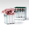 Latest romantic expensive glass crystal bling flower vases